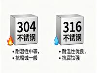 304與316不銹鋼的高溫性能對(duì)決